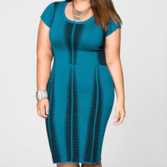 Ashley Stewart Dresses & Skirts - Cap Sleeve Bodycon Sweater Dress